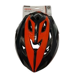 New Adults Cycling Bike Helmet 12+YR Black Red Huffy Adult Size Large 58-61#1437